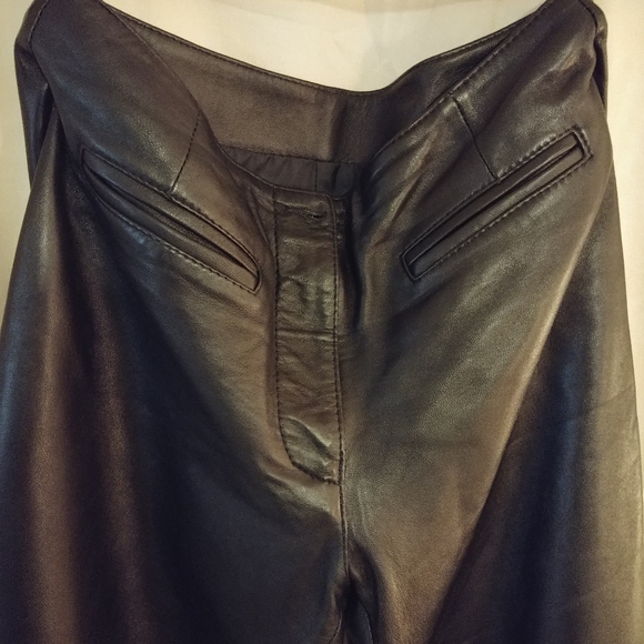 Black leather pants - Picture 5 of 7